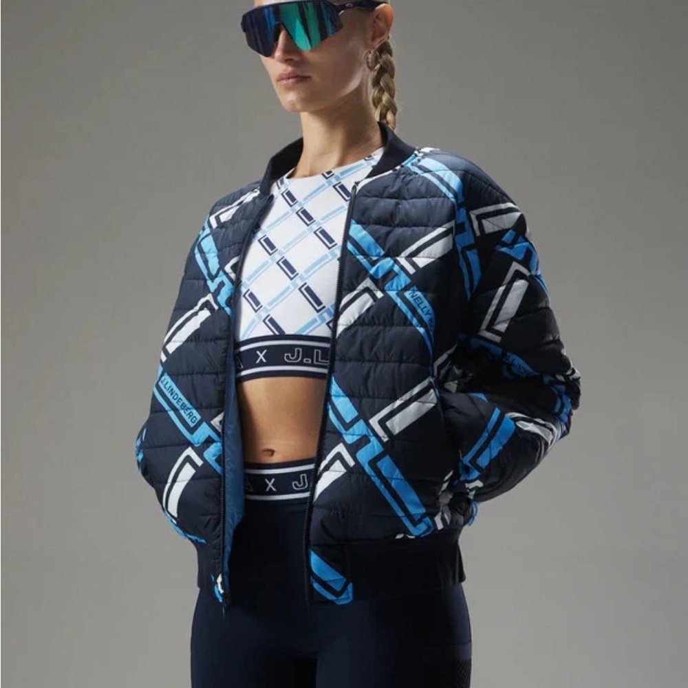 J. Lindeberg x NK reversible bomber jacket.